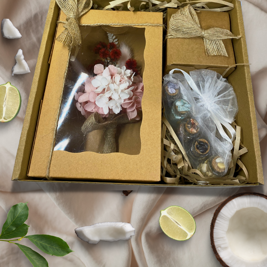 Gandawati Gift Box - Pink Posy Set