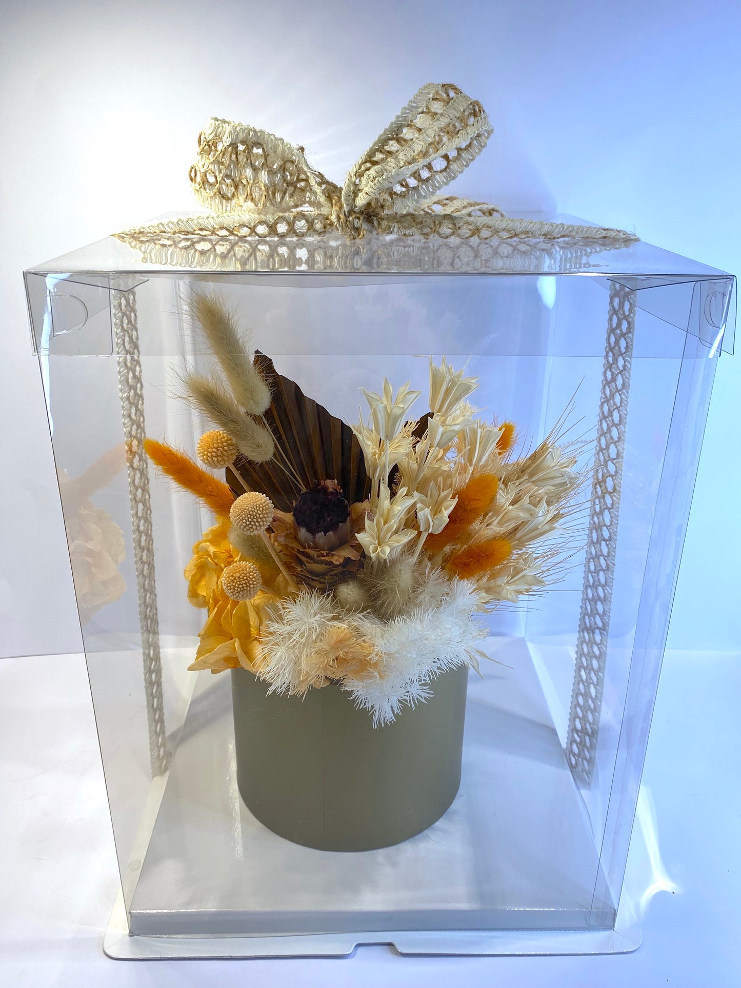 360 Degree Flower Arrangement - Orange