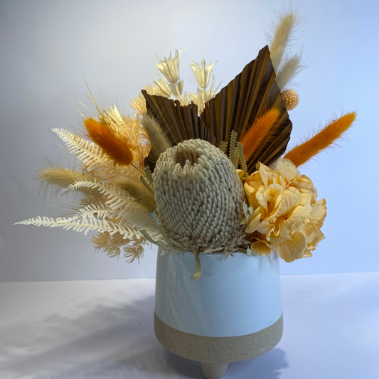 360 Degree Flower Arrangement - Orange